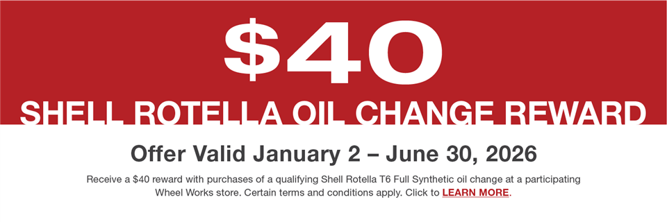 2026 Jan/June Shell Rotella Oil Wheel Works