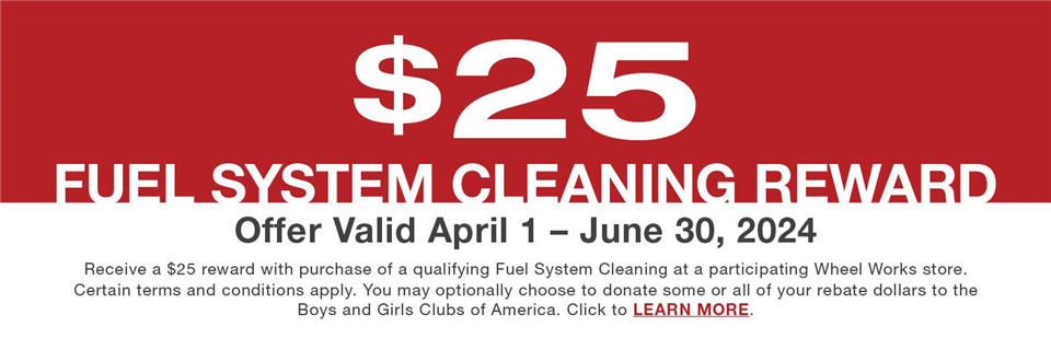 2024 April/June Fuel System Cleaning Wheel Works