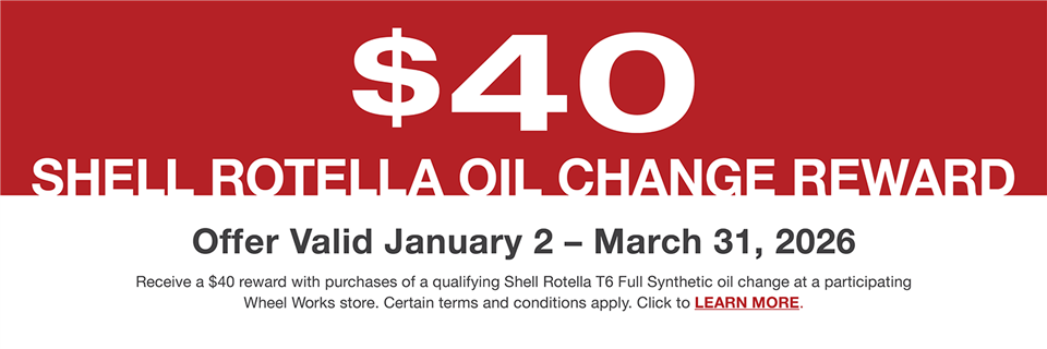 2026 Jan/March Shell Rotella Oil Wheel Works