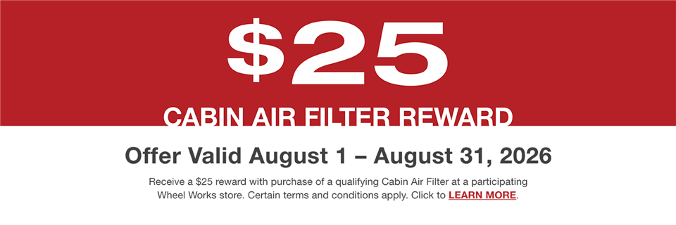2026 August Cabin Air Filters - Wheel Works
